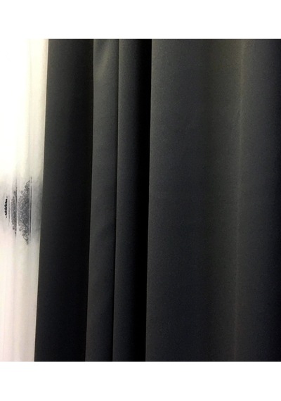 Blackout Karartma Pilesiz Fon Perde Tek Kanat 140X250 Cm Antrasit
