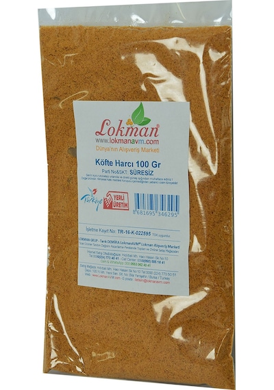 Lokman Avm Köfte Harcı Baharat Karışımı 100 G