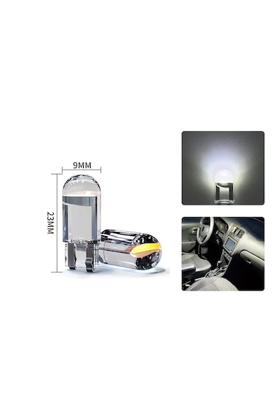 5 Adet Yeni Nesil T10 Led Ampul Park, Plaka, İç Aydınlatma Beyaz