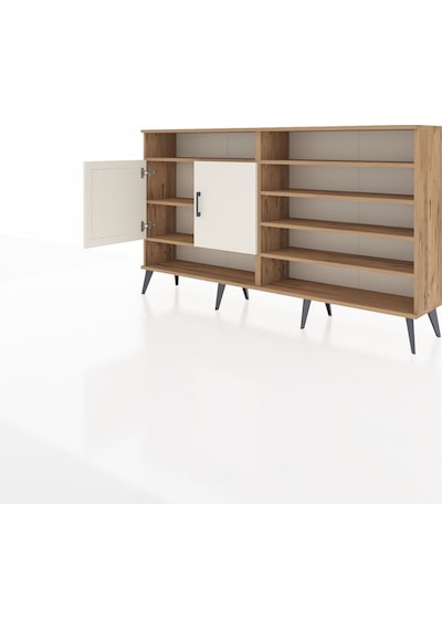 Arges Konsol 7 Raflı 2 Kapaklı 176x30x99 Çam-aytaşı/çam Çam-aytaşı/çam Arges Konsol 7 Raflı 2 Kapaklı 176x30x99 Çam-aytaşı/çam Çam-aytaşı/çam