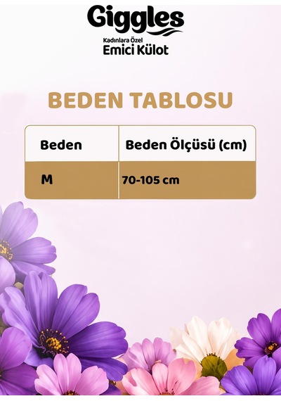 Giggles Lady Pants Yetişkin Kadınlara Özel Emici Külot Bez Medium Bel Ölçüsü 70-105cm 9'lu 5 Paket 45 Adet M