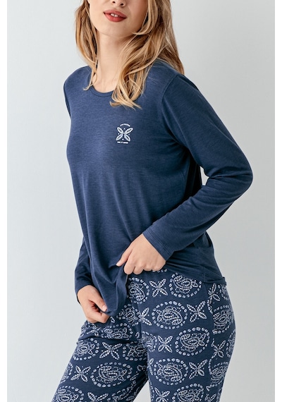 Arnetta Kadın Mavi Pijama Takımı Ar3400-s-v1 Mavi