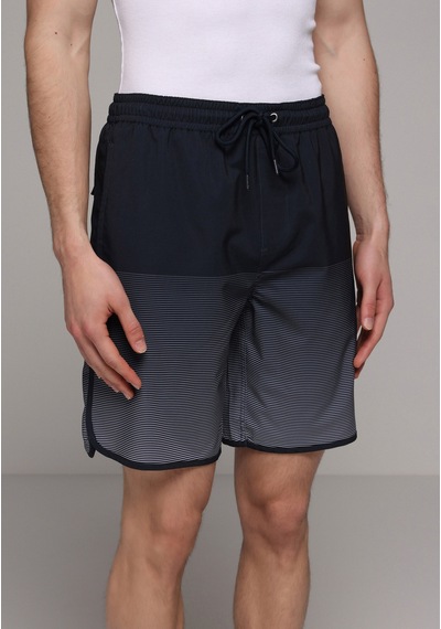 Colin's Colins Slim Fit Baskılı Erkek Lacivert Deniz Şortu Cl1081317 Q1.v1 Nav
