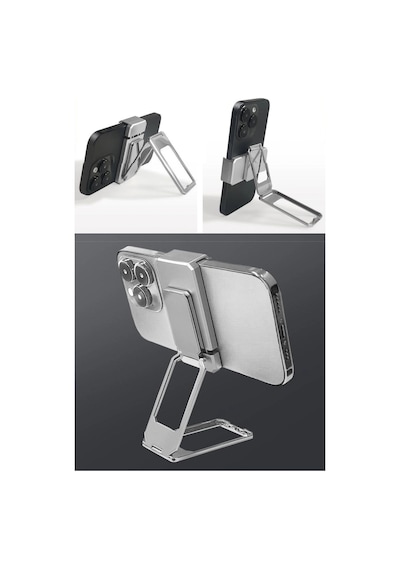 Durukar 360 Derece Dönen Tüm Telefon Tipleri İle Uyumlu Metal Telefon Standı Braket
