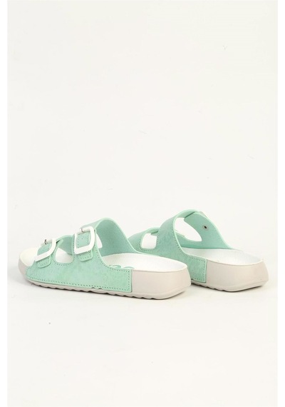 United Colors Of Benetton Çocuk Terlik Mint Yeşili Bn-1420 Yeşil