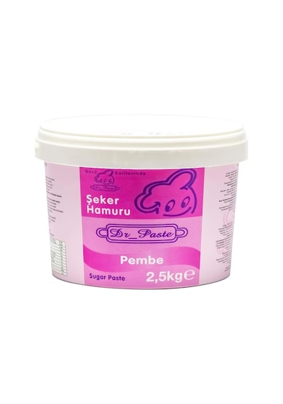 Dr Paste Şeker Hamuru  2,5 kg - Pembe