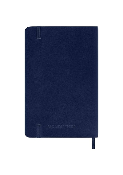 Moleskine 12 Ay Haftalık Ajanda Cep Boy 9x14 Cm Yumuşak Kapak Safir Mavi Safir Mavisi
