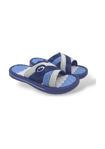 Zerhan Calx 510 Erkek Mavi Masaj Tabanlı Plaj Bahçe Deniz Havuz Terliği Mavi