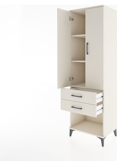 Hyperion Dolap 3 Raflı 2 Çekmeceli 2 Kapaklı 60x44x195 Aytaşı-aytaşı Aytası