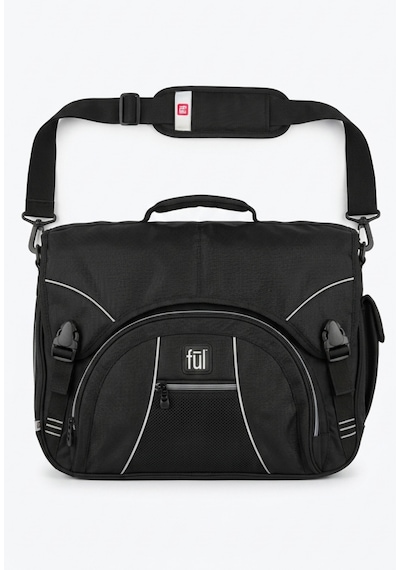 Ful - Union Briefcase Siyah Gündelik Evrak Laptop Omuz El Çantası