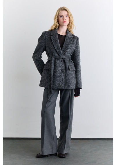 Manuka Dara Kaşe Blazer Antrasit Aw25ckt00035-52 Antrasit