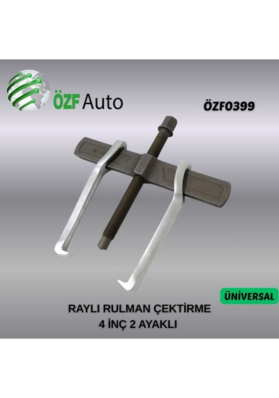 Özf0399 4 İnç 2 Ayaklı Raylı Rulman Çektirme