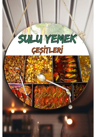 Lokanta Sulu Yemek Salonu İçin Duvar, Kapı, Çift Taraflı Askılı Pano Karşılama Tabelası, Yemek Tablo