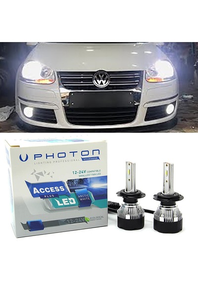 Vw Jetta Mk5 Led Xenon Sis Farı Ampulü Hb4 Access Yeni Seri Beyaz 2005-2010