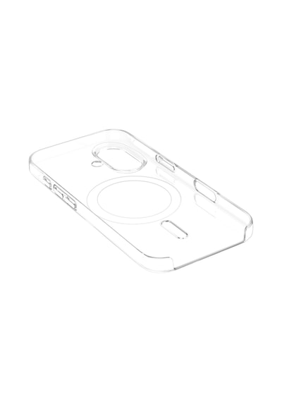 Apple Uyumlu iPhone 16 Plus Kılıf Mkst Wireless Şarj Özellikli Şeffaf Kapak - Şeffaf Şeffaf