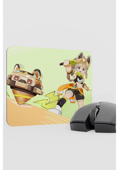 Kachina Genshin Impact Anime Oyuncu V4 - 22x18 Gaming Mouse Pad Fare Altlığı
