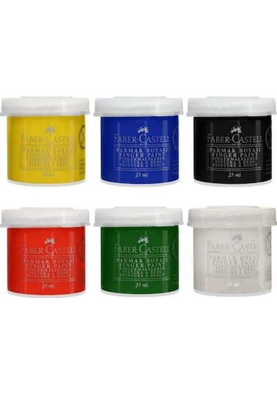 Faber-castell Parmak Boyası 25ml 6 Renk