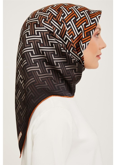 Armine Twill İpek Eşarp 23ka9011 8 01 Çok Renkli
