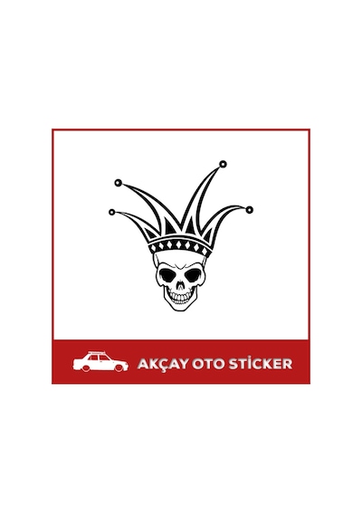 Soytarı Kurukafa Sticker Soytarı Sticker Araç Sticker