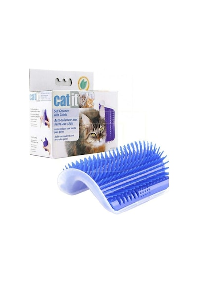 Kedi Kaşıma Tüy Toplama Aparatı Kedi Sevme Oyuncağı Kapıya Takılan Tek Renk