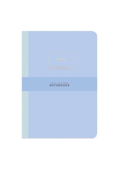 Limited Edition Terzi Dikiş 2'li Defter Seti Pastel Mavi 17x25