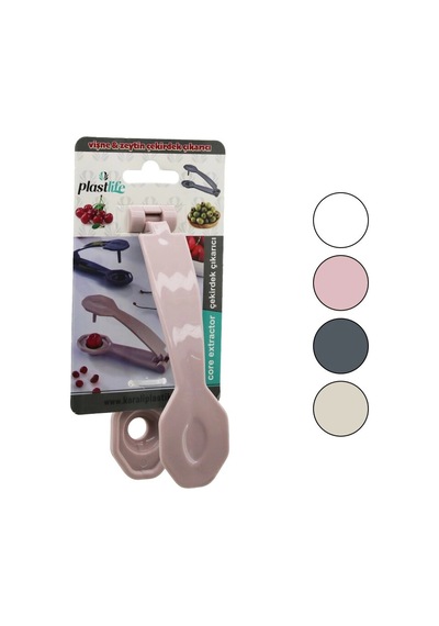 Çekirdek Çıkarıcı Vişne - Zeytin Vb. Renkli Plastik Bx40
