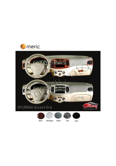 Meriç® Hyundai Accent Era Ön Torpido Kaplama 21 Parça 2006-2010 (530156435)