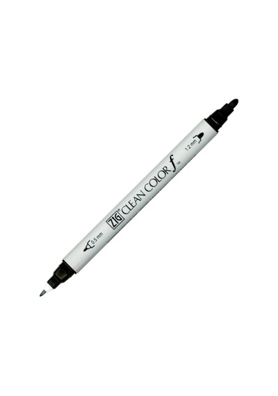 Zig Clean Color F Çift Uçlu Kalem 010 Black
