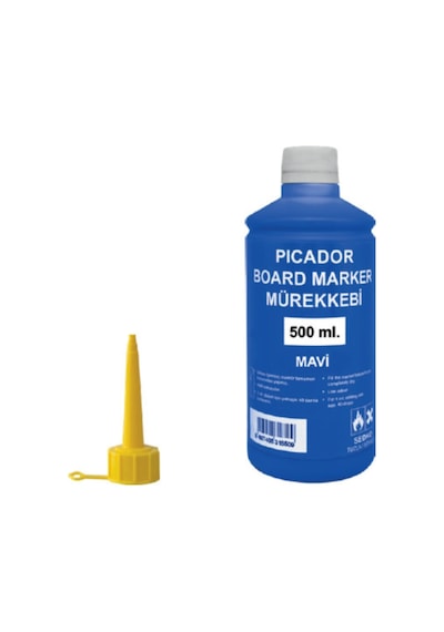 Board Marker Mürekkebi Mavi 500 Ml Mavi