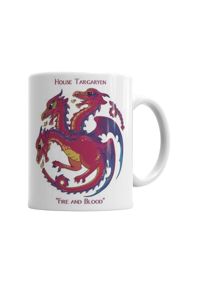 Targaryen Kupa Bardak Porselen No34541 Karışık