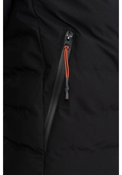 Maraton Sportswear Regular Erkek Kapşonlu Uzun Kol Basic Siyah Mont 21501-siyah Siyah
