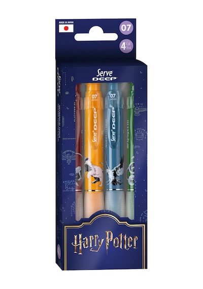 Deep Versatil Kalem - Harry Potter 4'lü Set 07mm Fıstık Yeşili