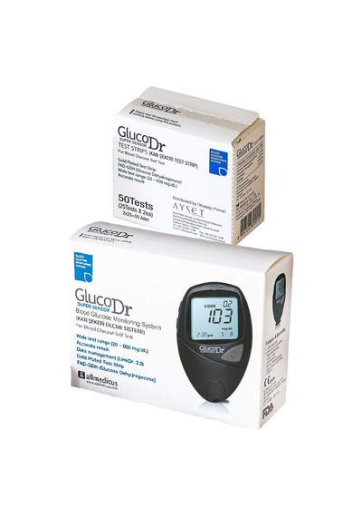 Şeker Ölçme Cihazı+süper Sensör Strip 50 Adet