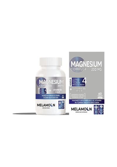 Tr Magnezyum Kompleks Ve Vitamin B6 P-5-p İçeren Takviye Edici Gıda 60 Tablet