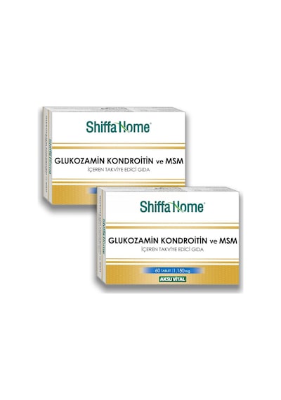 Aksuvital Shıffa Home Glucosamine Chondroitine Msm 2 x 60 Tablet