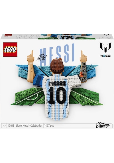 LEGO® Editions Lionel Messi – Kutlama 43018 - 14 Yaş ve Üzeri Çocuklar için Sürprizler İçeren Oyuncak Yapım Seti (1427 Parça)