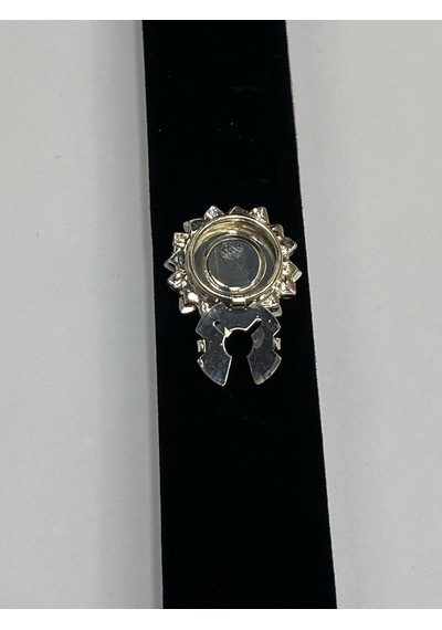 Taşlı Düğme /taşlı Klipsli Düğme/2,5 Cm Kırmızı