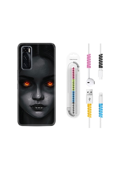 Vivo Y70 Kılıf Rasta Boyun Askılı Dark Woman 1887