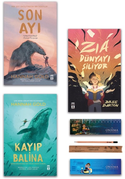 Genç Timaş Zia Dünyayı Siliyor - Son Ayı - Kayıp Balina Set 3 Kitap