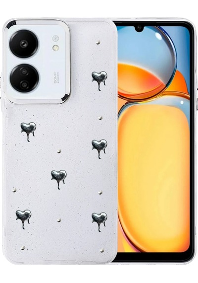 Cosmotex Newface Xiaomi Redmi 13c Fiyonk Desenli Kapak - Desen 1