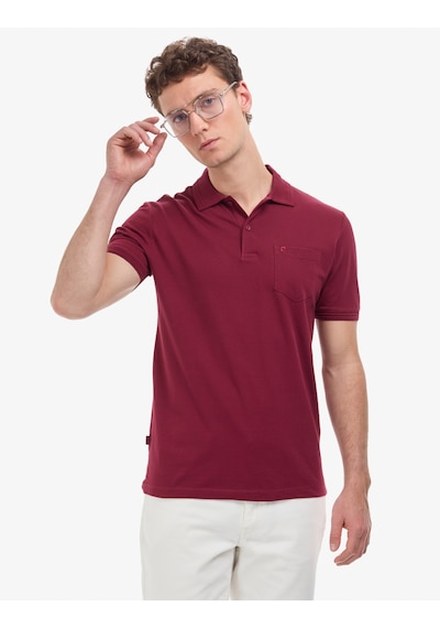 Pierre Cardin Erkek Bordo Tişört Basic 50325290-vr014