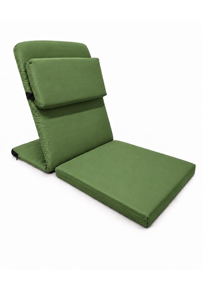 Meditasyon Sandalyesi İlave Yastıklı Backjack Xl Yoga, Nefes, Meditasyon Sandalyesi Duck Kumaş Yeşil