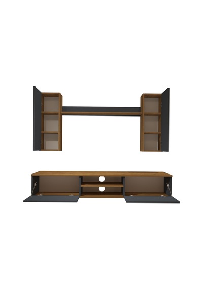 Decoraktiv Eko 5d Mdf Dvd Tv Ünitesi Tv Sehpası Pera - Antrasit