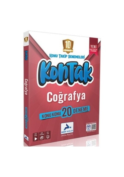 Paraf Yayınları 10. Sınıf Coğrafya Kontak Konu Takip Denemeleri