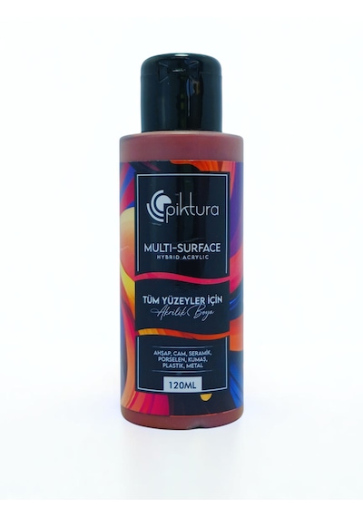 Piktura Akrilik Multisurface Boya 120ml Fındık Fındık Kahvesi