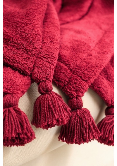 Puffy Wellsoft Battaniye - Bordo 200x220 Ölçü / Ebat
