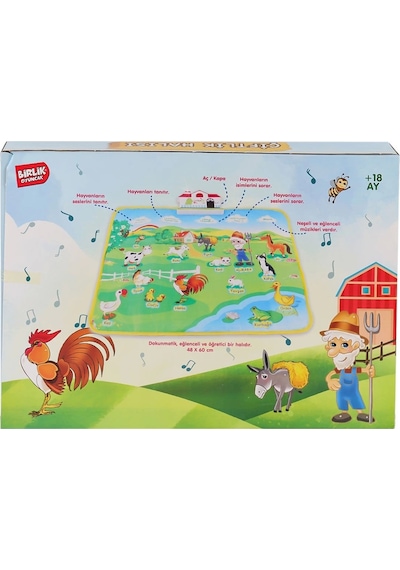 Birlik Toys Yy-571 A622374tr-u Sesli Ve Işıklı Eğitici Çiftlik Halısı -birliktoys