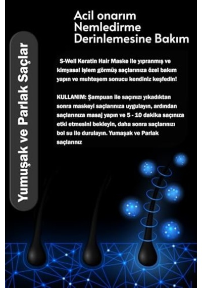 Tr Keratin Hair Mask Yoğunlaştırılmış Saç Bakım Kremi