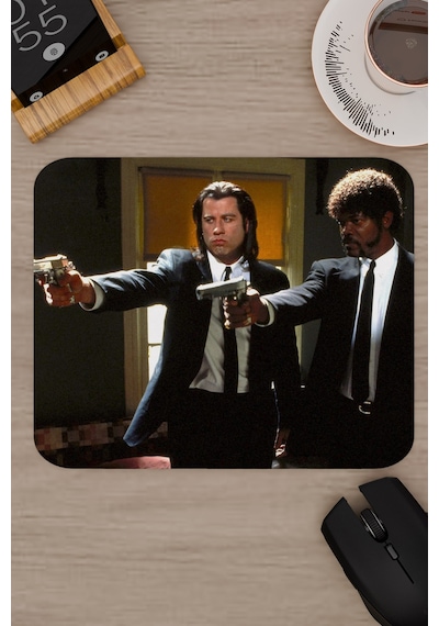 Pulp Fiction Ucuz Roman Tarantino V2 22x18 Gaming Kauçuk Kaymaz Taban Mouse Pad Fare Altlığı