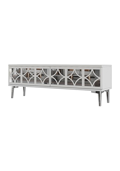 Tsa1236bs Öz Tv Sehpası Beyaz-silver 120cm Tsa1236bs Öz Tv Sehpası Beyaz-silver 120cm